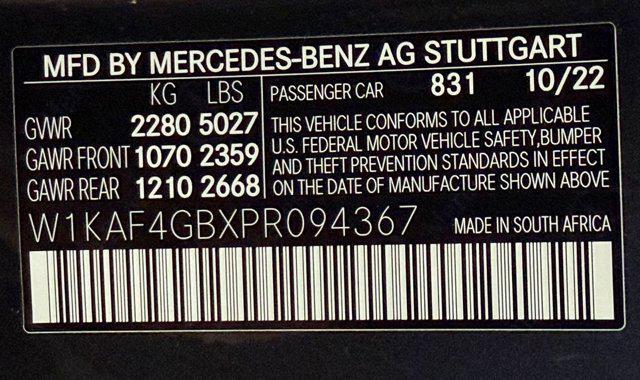 used 2023 Mercedes-Benz C-Class car, priced at $34,999