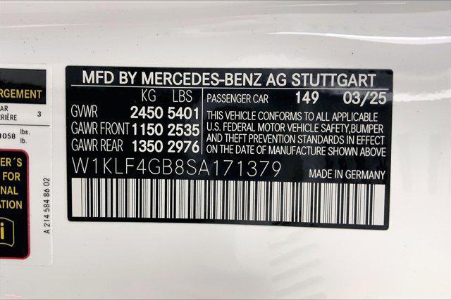 new 2025 Mercedes-Benz E-Class car, priced at $65,875