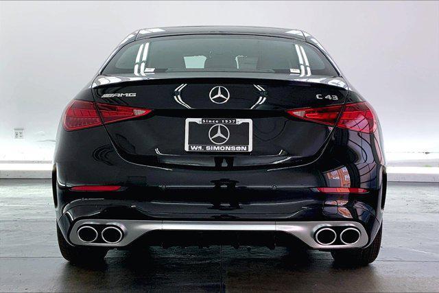 new 2025 Mercedes-Benz AMG C 43 car, priced at $65,155