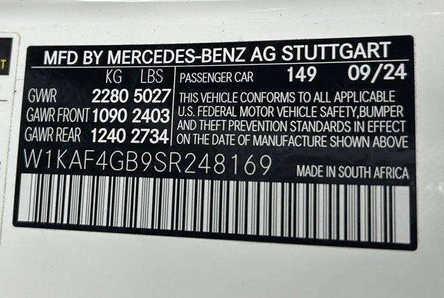 used 2025 Mercedes-Benz C-Class car, priced at $43,999