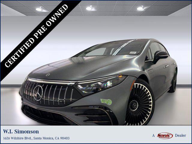 used 2023 Mercedes-Benz AMG EQS car, priced at $64,388
