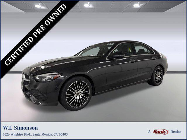 used 2023 Mercedes-Benz C-Class car, priced at $34,999