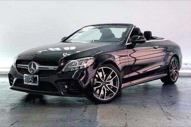used 2021 Mercedes-Benz AMG C 43 car, priced at $41,487