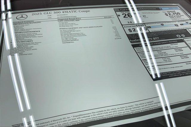new 2025 Mercedes-Benz GLC 300 car, priced at $66,065
