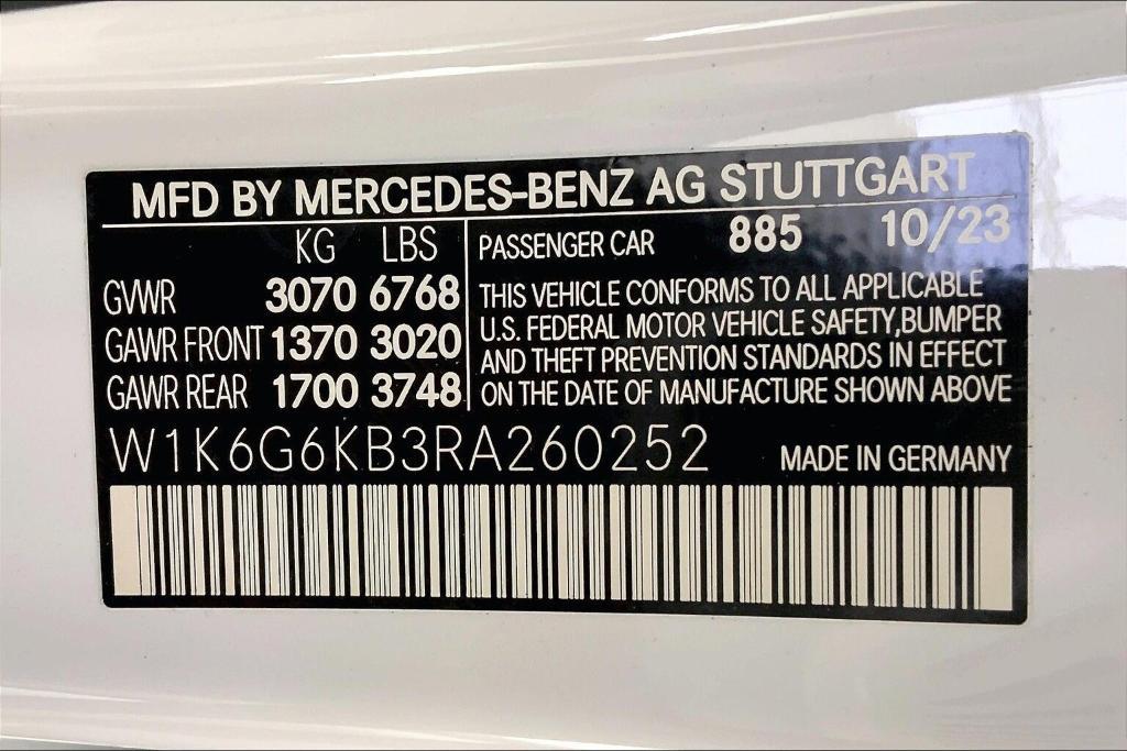 new 2024 Mercedes-Benz S-Class car, priced at $146,095