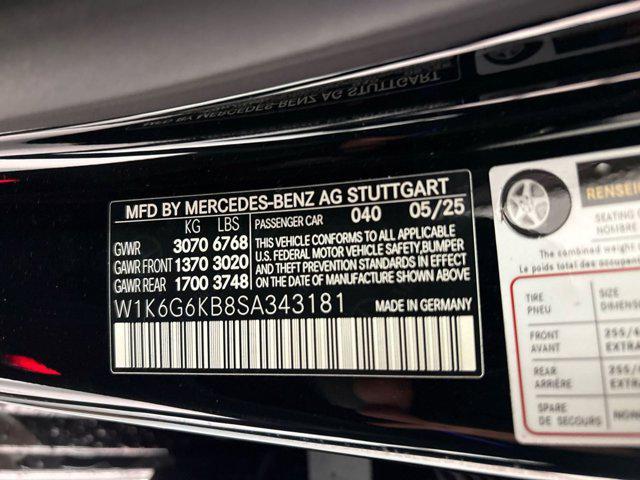 new 2025 Mercedes-Benz S-Class car, priced at $135,585