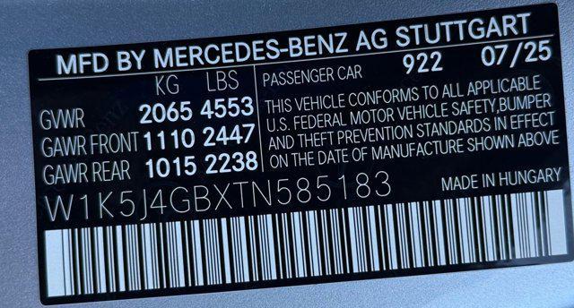 new 2026 Mercedes-Benz CLA 250 car, priced at $45,930