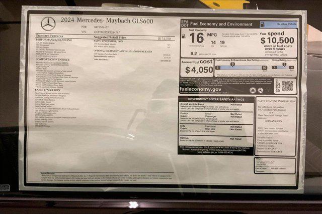 used 2024 Mercedes-Benz Maybach GLS 600 car, priced at $176,743