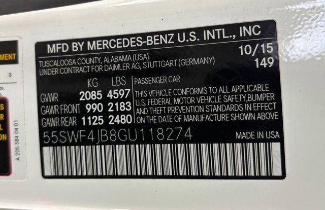 used 2016 Mercedes-Benz C-Class car, priced at $13,986