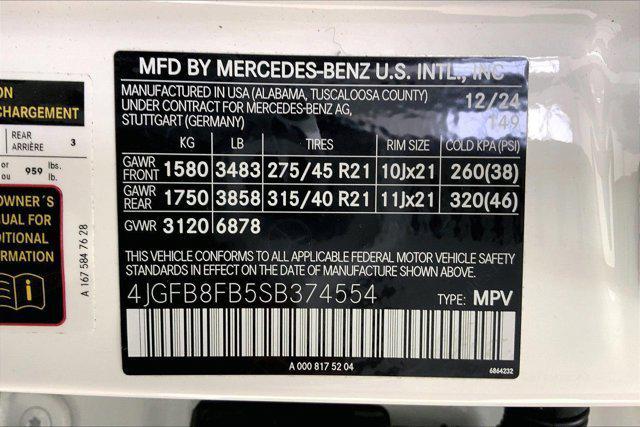 new 2025 Mercedes-Benz GLE 580 car, priced at $95,665