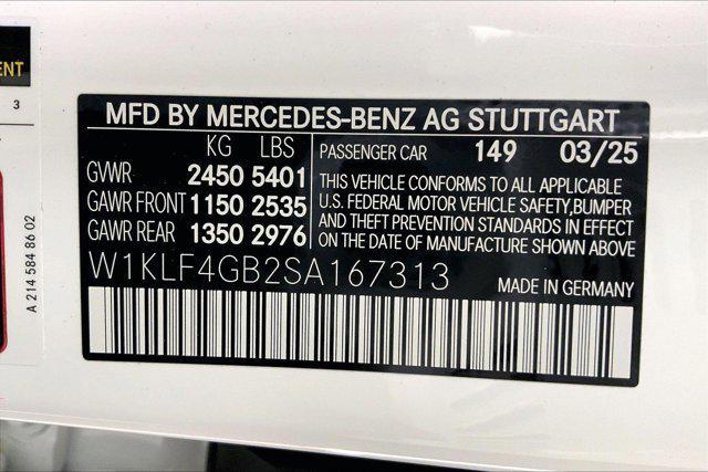 new 2025 Mercedes-Benz E-Class car, priced at $67,205