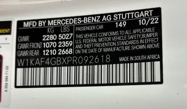 used 2023 Mercedes-Benz C-Class car, priced at $31,486