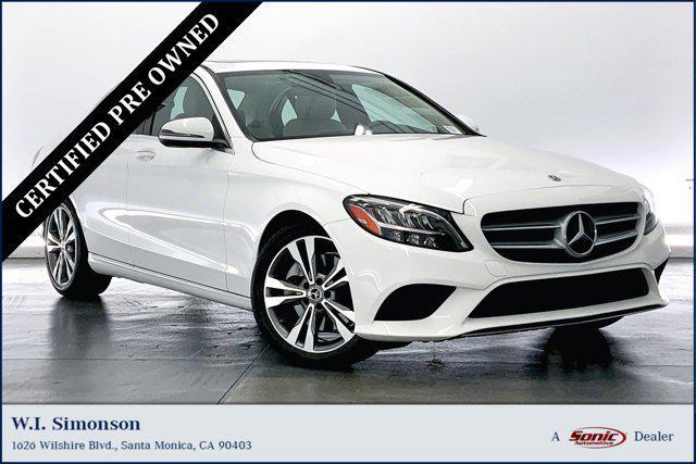 used 2021 Mercedes-Benz C-Class car, priced at $29,999