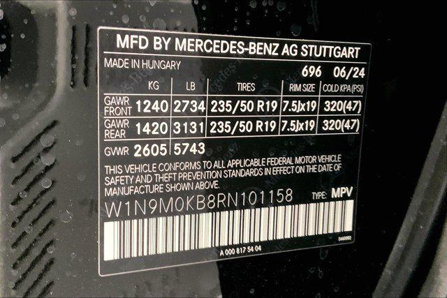 new 2024 Mercedes-Benz EQB 300 car, priced at $60,195