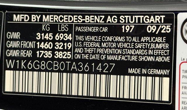 new 2026 Mercedes-Benz AMG S 63 E car, priced at $199,615