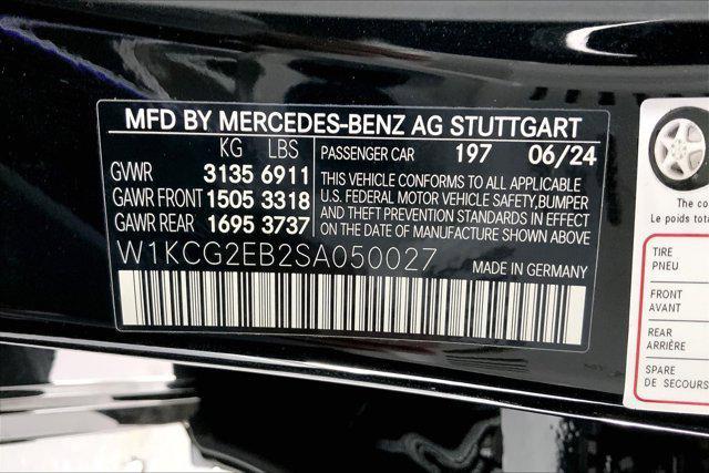 new 2025 Mercedes-Benz EQS 450 car, priced at $108,835