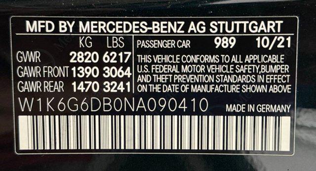 used 2022 Mercedes-Benz S-Class car, priced at $69,999