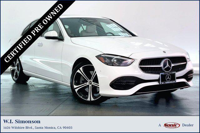 used 2024 Mercedes-Benz C-Class car, priced at $43,799