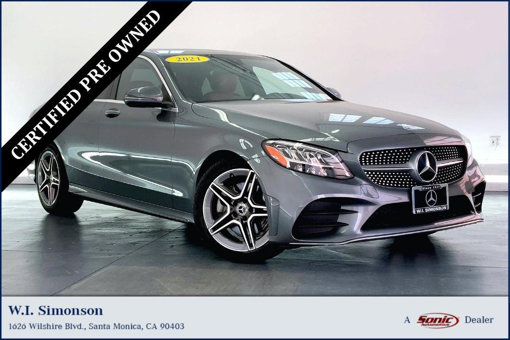 used 2021 Mercedes-Benz C-Class car, priced at $30,697
