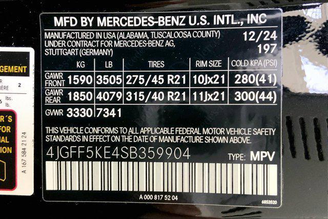 new 2025 Mercedes-Benz GLS 450 car, priced at $94,735