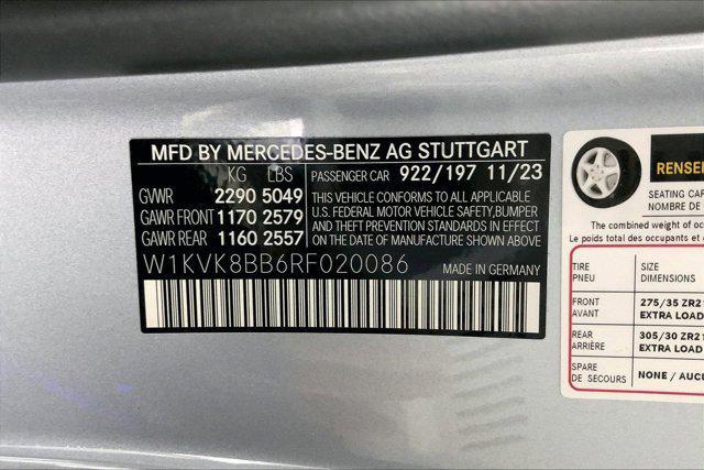 new 2024 Mercedes-Benz AMG SL 63 car, priced at $284,044
