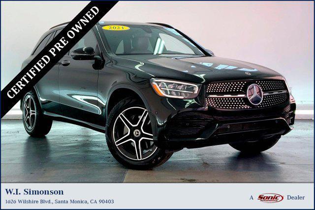 used 2021 Mercedes-Benz GLC 300 car, priced at $27,999