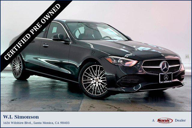 used 2022 Mercedes-Benz C-Class car, priced at $34,499