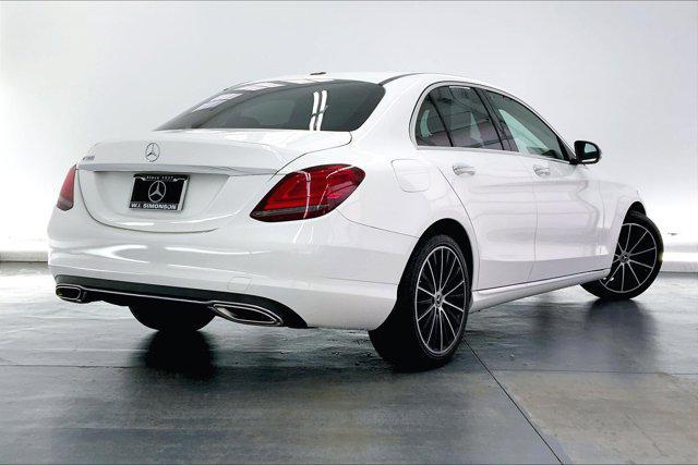used 2021 Mercedes-Benz C-Class car, priced at $28,999