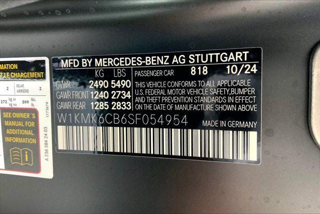 new 2025 Mercedes-Benz AMG CLE 53 car, priced at $92,490