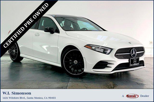 used 2022 Mercedes-Benz A-Class car, priced at $28,999