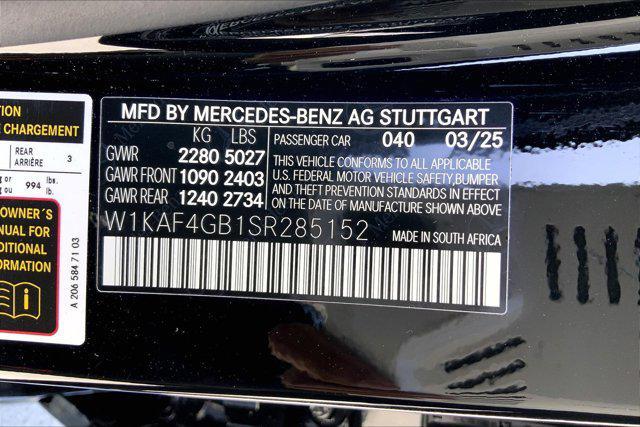 new 2025 Mercedes-Benz C-Class car, priced at $50,655