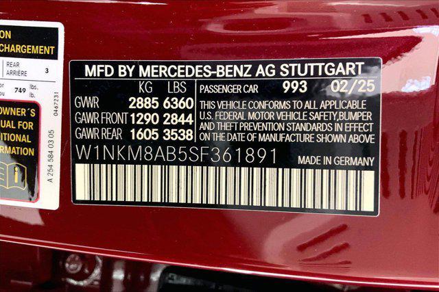 new 2025 Mercedes-Benz AMG GLC 63 car, priced at $96,630