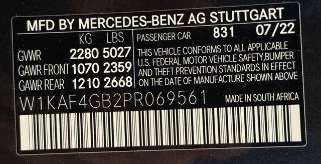 used 2023 Mercedes-Benz C-Class car, priced at $34,999