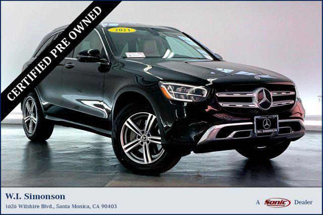 used 2021 Mercedes-Benz GLC 300 car, priced at $28,588