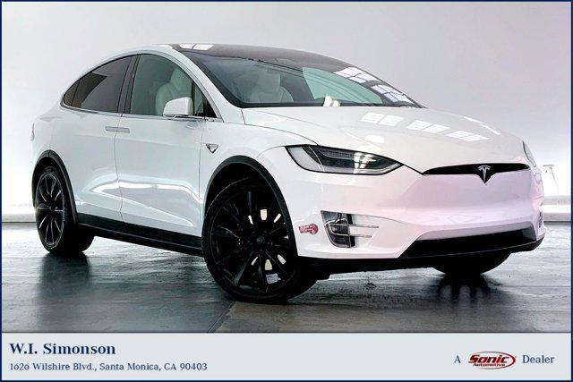 used 2020 Tesla Model X car, priced at $43,999