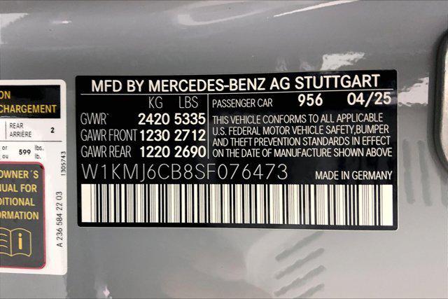 new 2025 Mercedes-Benz AMG CLE 53 car, priced at $85,645