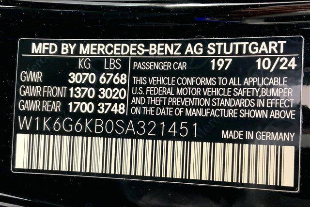 new 2025 Mercedes-Benz S-Class car, priced at $130,095