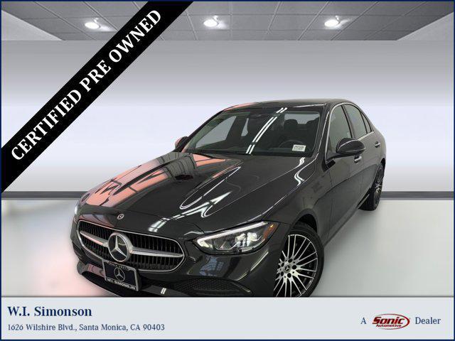 used 2023 Mercedes-Benz C-Class car, priced at $35,599