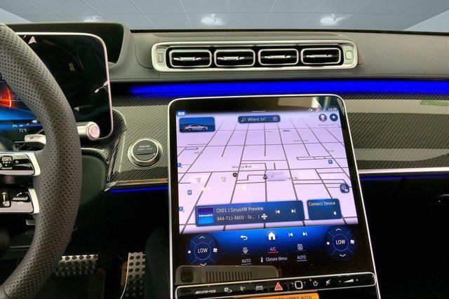 new 2025 Mercedes-Benz AMG S 63 E car, priced at $195,295