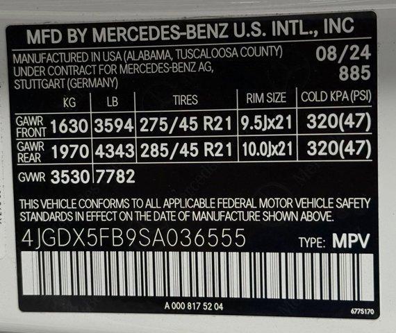 new 2025 Mercedes-Benz Maybach EQS 680 car, priced at $186,000