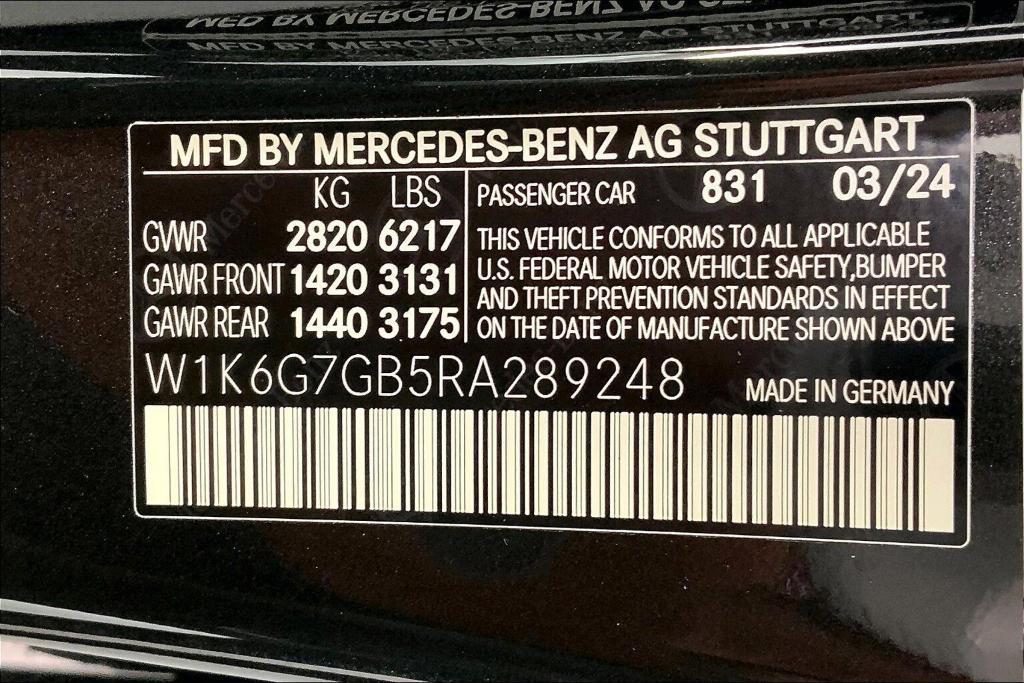 new 2024 Mercedes-Benz S-Class car, priced at $150,041