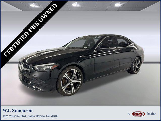 used 2022 Mercedes-Benz C-Class car, priced at $30,299