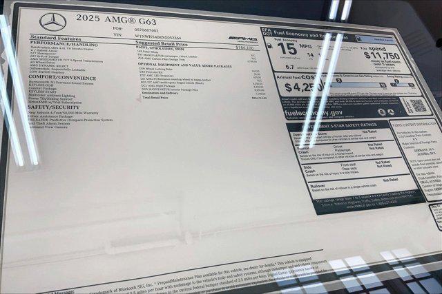 new 2025 Mercedes-Benz AMG G 63 car