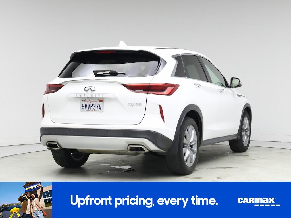 used 2021 INFINITI QX50 car, priced at $23,998