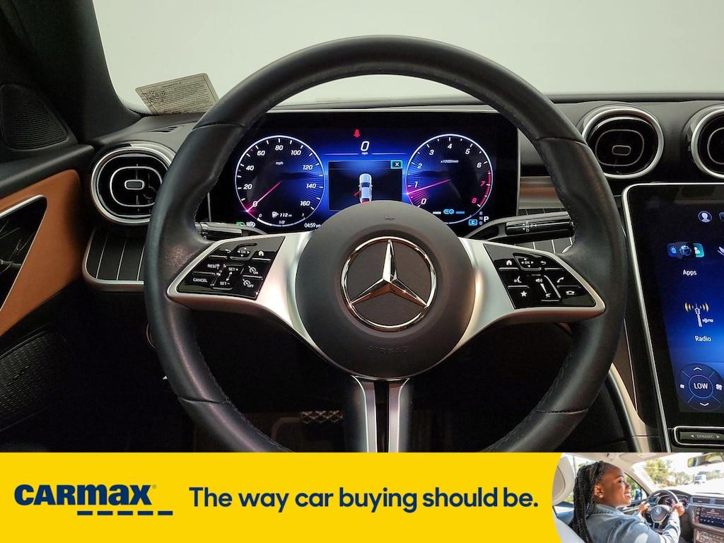 used 2022 Mercedes-Benz C-Class car, priced at $35,998
