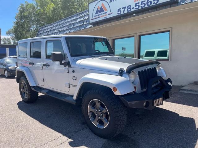 used 2012 Jeep Wrangler Unlimited car, priced at $17,995