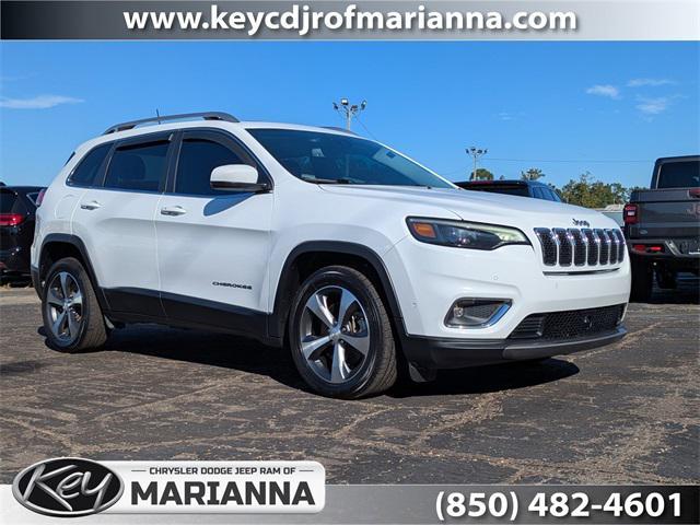 used 2021 Jeep Cherokee car, priced at $17,700