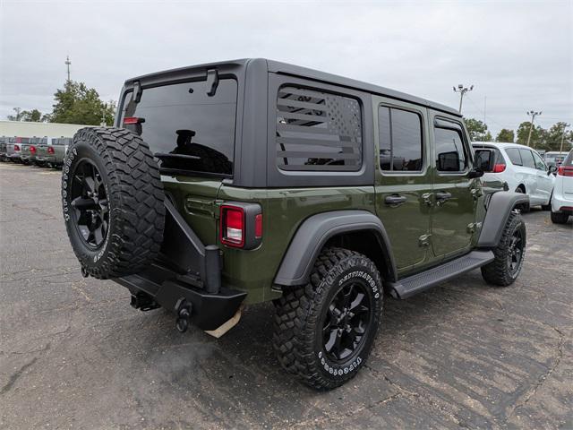 used 2021 Jeep Wrangler Unlimited car, priced at $30,711
