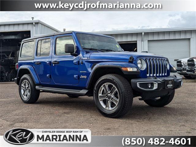used 2020 Jeep Wrangler Unlimited car, priced at $34,411