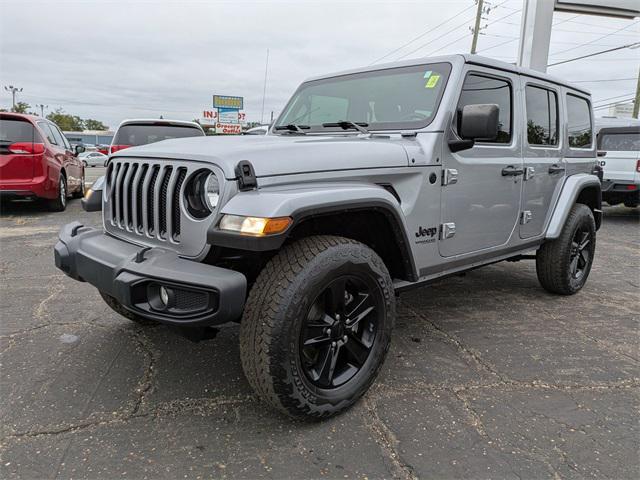 used 2021 Jeep Wrangler Unlimited car, priced at $29,811